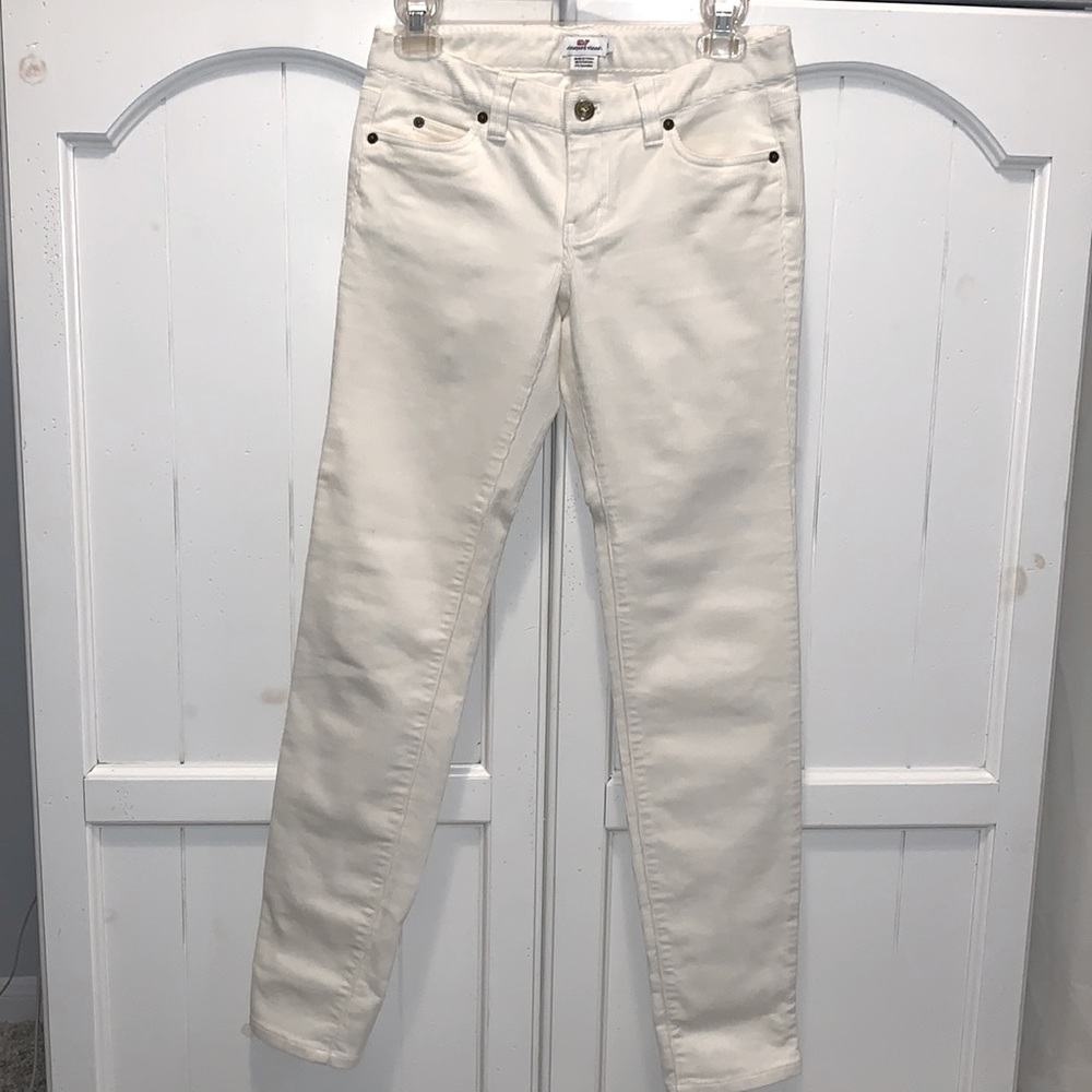 Vineyard Vines Light Weight Winter White Pants EUC